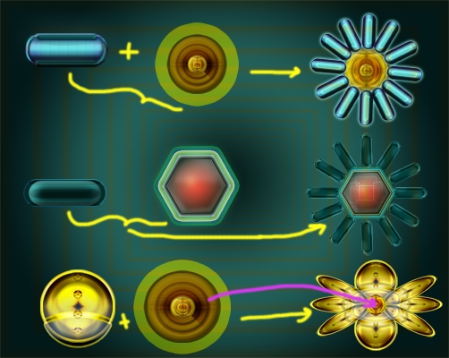 Creation of Crazy Blossoms: Step 9